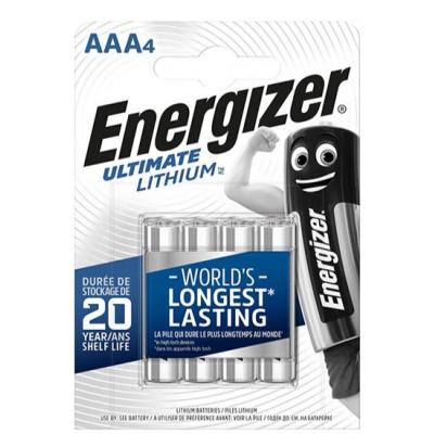 ENERGIZER BATTERIJ AAA 4ST. LITHIUM FR3