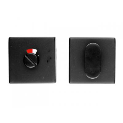 GARNITURE WC CARRE NOIR - BLISTER 800001