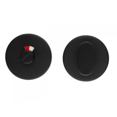 WC GARNITUUR ZWART ROND 8000017