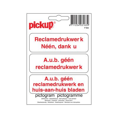 PICTO ZELFKL. 10X10 GEEN DRUKWERK
