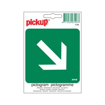 PICTO ZELFKL. 10X10 VLUCHTWEG