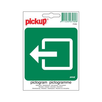 PICTOGRAM 100X100 P616 NORMALE UITGANG