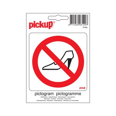 PICTO ZELFKL. 10X10 VERBODEN NAALDHAKKEN