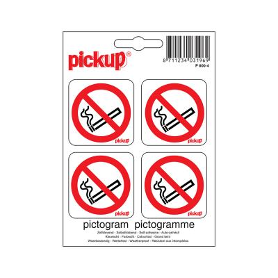 PICTO ZELFKL. 10X10 VERBODEN TE ROKEN 4X