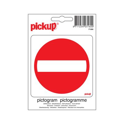 PICTO ZELFKL. 10X10 TOEGANG VERBODEN