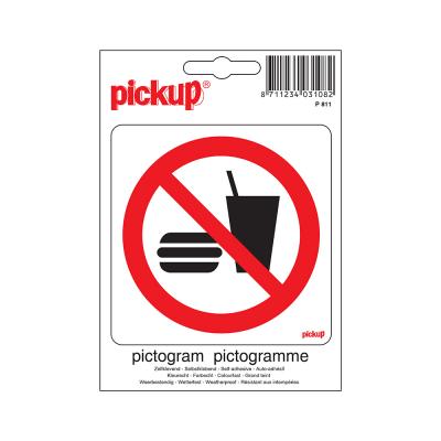 PICTO ZELFKL. 10X10 CONSUMPTIE VERBODEN