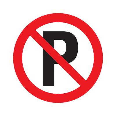 PICTOGRAM 300MM VERBODEN TE PARKEREN