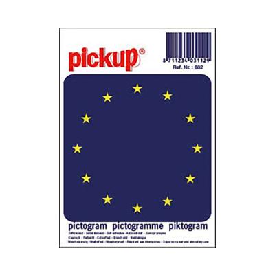 PICTO ZELFKL. 10X10 EUROPESE VLAG