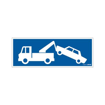 PICTOGRAM 330X120 WEGSLEEPZONE Z.TEKST