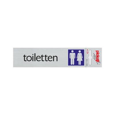 PICTO ZELFKL. 165X44MM. TOILETTEN