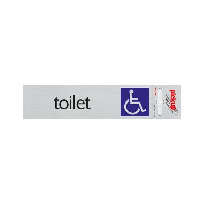 PICTO ZELFKL. 165X44MM.TOILET ROLSTOEL
