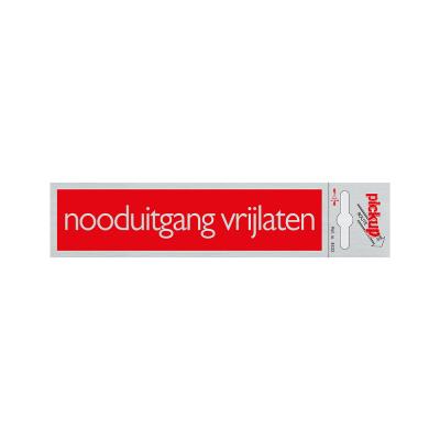 PICTO ZELFKL.165X44MM.NOODUITG.VRIJLATEN