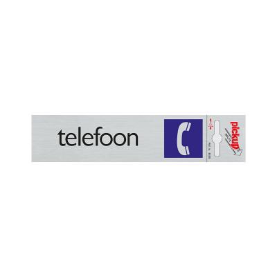 PICTO ZELFKL. 165X44MM. TELEFOON