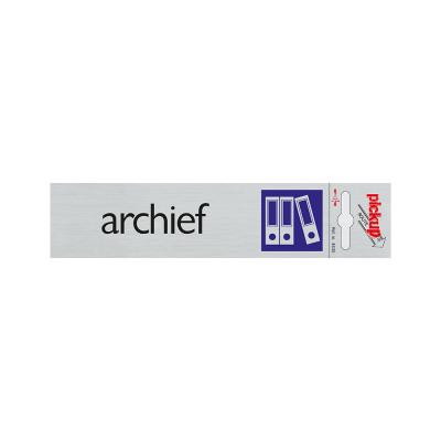 PICTO ZELFKL. 165X44MM. ARCHIEF
