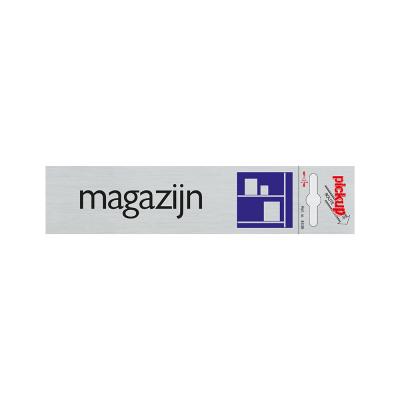 PICTO ZELFKL. 165X44MM. MAGAZIJN