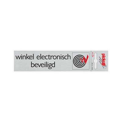 PICTO ZELFKL. 165X44MM. WINKEL ELEC.BEVE