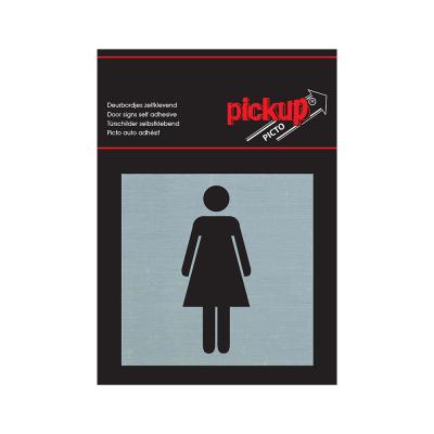 PICTO ZELFKL. 80X80MM. DAMES