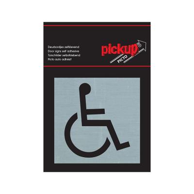 PICTO ZELFKL. 80X80MM. TOILET ROLSTOEL