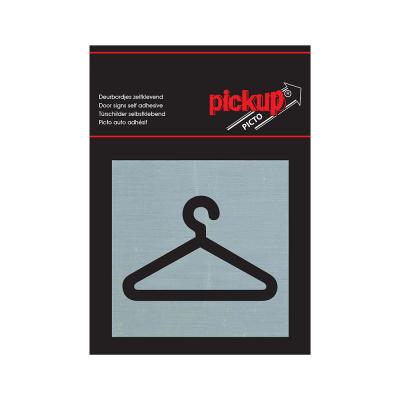 PICTO ZELFKL. 80X80MM. GARDEROBE