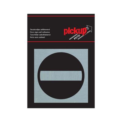 PICTO ZELFKL. 80X80MM. VERBODEN TOEGANG