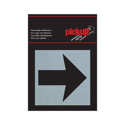 PICTO ZELFKL. 80X80MM. PIJL