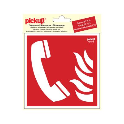 PICTO ZELFKL. 15X15 TELEFOON BRANDALARM