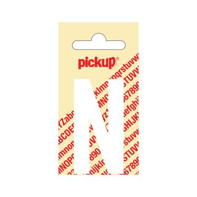 NOBEL ZELFKL. LETTERS WIT 60 MM. N