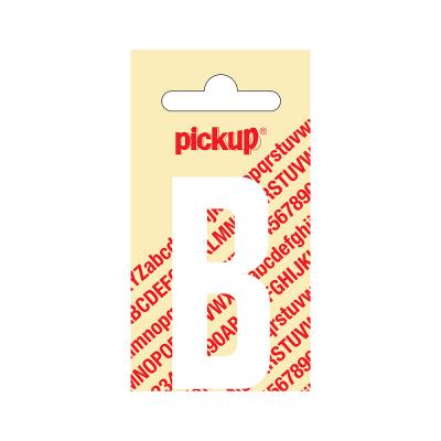 NOBEL ZELFKL. LETTERS WIT 60 MM. B