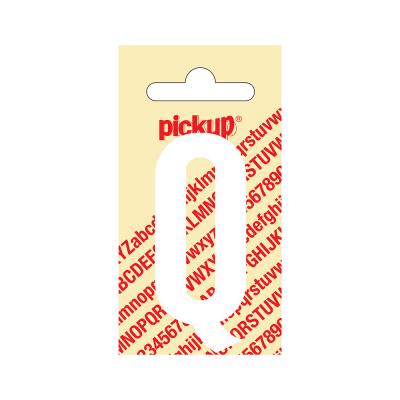 NOBEL ZELFKL. LETTERS WIT 60 MM. Q