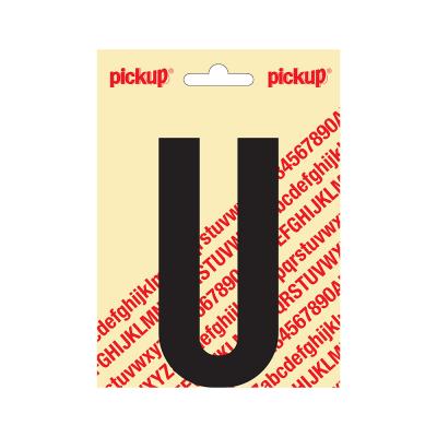 NOBEL ZELFKL. LETTERS ZWART 120 MM. U