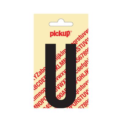 NOBEL ZELFKL. LETTERS ZWART 90 MM. U