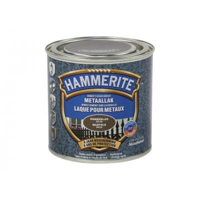 METAALLAK HAMERSLAG 250ML BRUIN