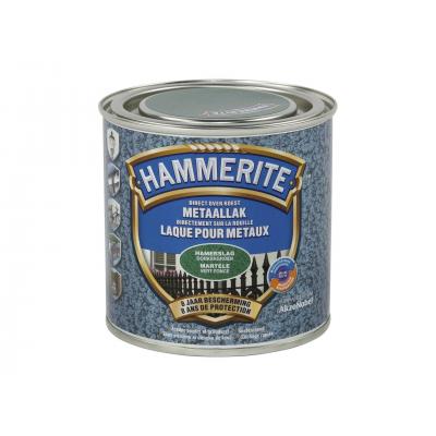 METAALLAK HAMERSLAG 250ML DONKERGROEN