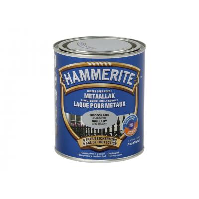 METAALLAK HOOGGLANS 750ML ZILVERGRIJS
