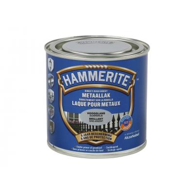 METAALLAK HOOGGLANS 250ML ZILVERGRIJS