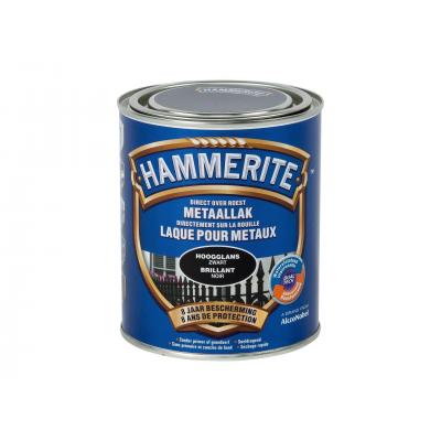 METAALLAK HOOGGLANS 750ML ZWART