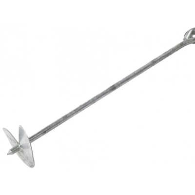 GRONDANKER 0.60M GALVA GRIJS