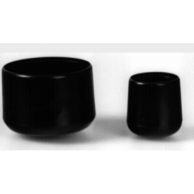 STOELDOP ROND 45MM. ZWART