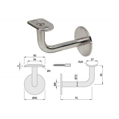 LEUNINGHOUDER MET ROZET 4570.81