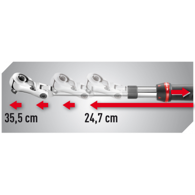 FACOM CLE CLIQUET 3/8 LONGUE JXL.171