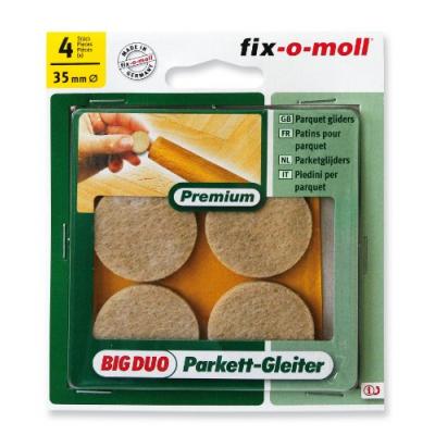 FIX PARKETGLIJDER BIG DUO 35 MM. 4ST.