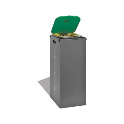 AFVALZAKHOUDER GROEN ECOBOX 32x37x78CM
