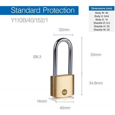 CADENAS YALE 40MM