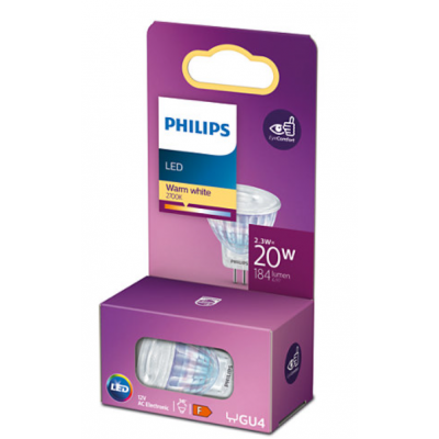 PHILIPS LED CLASSIC 20W MR11 GU4 WW ND