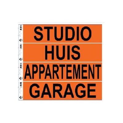 VOUWBORD STICKER APPARTEMENT
