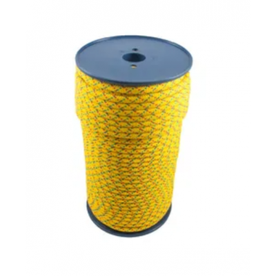 KOORD POLY 10MM 100M GEEL/ROOD/GROEN
