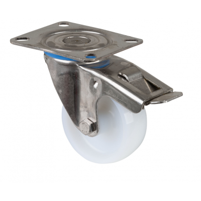ZWENKWIEL+PLAAT+REM INOX 80X30 100KG