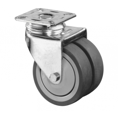 ZWENKWIEL DUBBEL+PLAAT 75MM 80KG