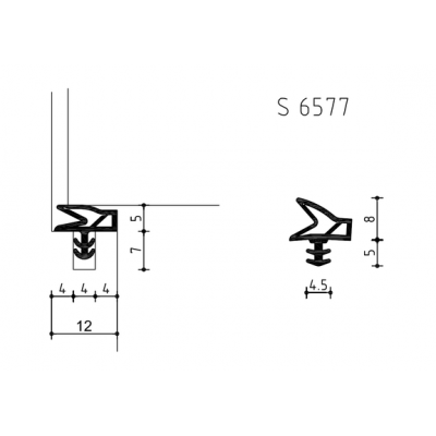 DICHTING DEVENTER S 6577 TRANSPARANT