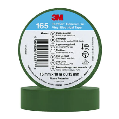 3M ISOLATIETAPE 165 15MMX10M 10KLEUREN
